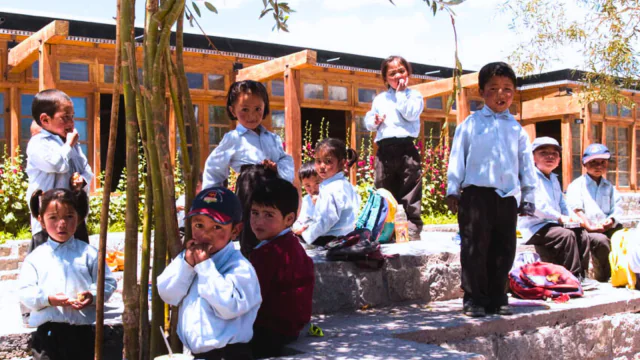 Students at Druk Padma Karpo School