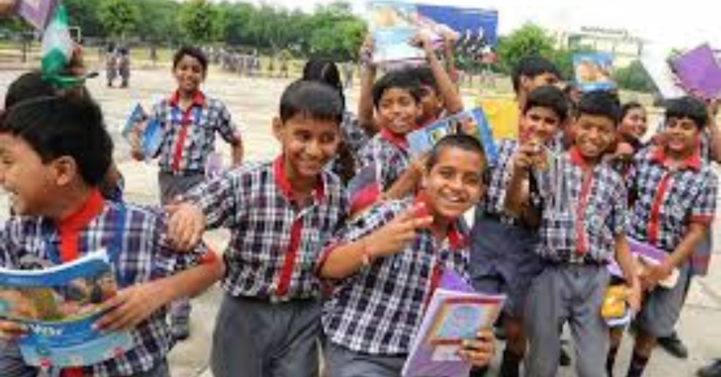 Kendriya Vidyalaya children in a classroom, representing expansion of 57 new KVs across India in 2025.