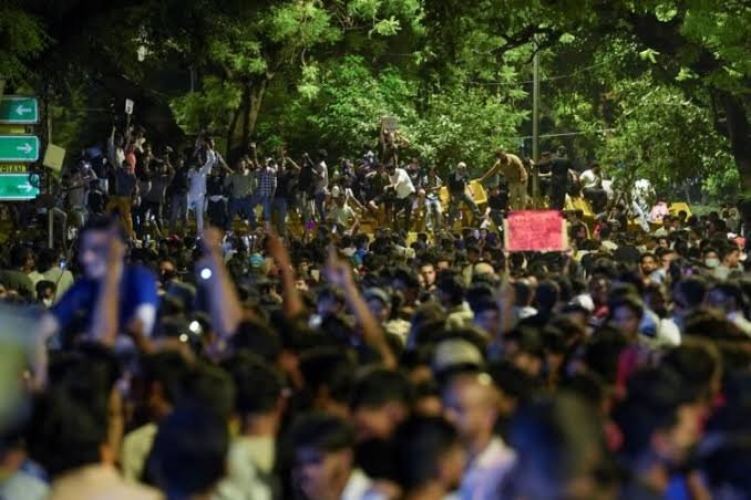 CJP supporters at Jantar Mantar