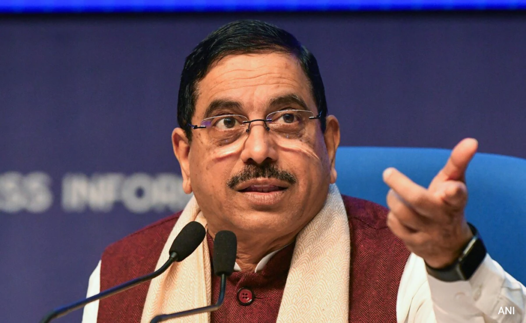 Union minister Pralhad Joshi