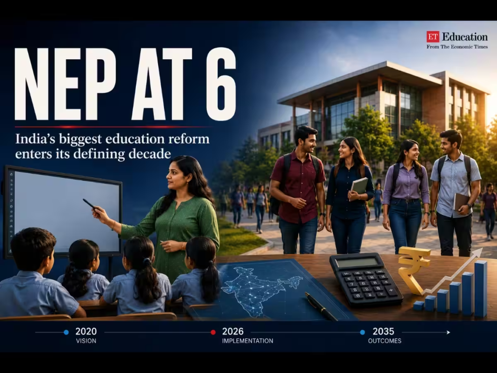 Six years after the National Education Policy (NEP) 2020 was unveiled, Indias education reform has entered a critical implementation phase, with funding, teacher capacity and learning outcomes emerging as the next big challenges.